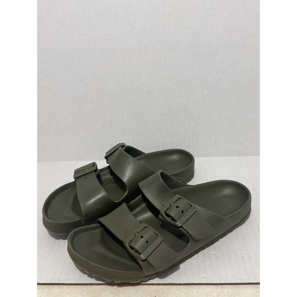 Birkenstock Arizona EVA Women 38 Olive Green Waterproof Slide Sandals QA063